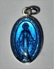 Miraculous Medal - Blue Enamel 1 inch